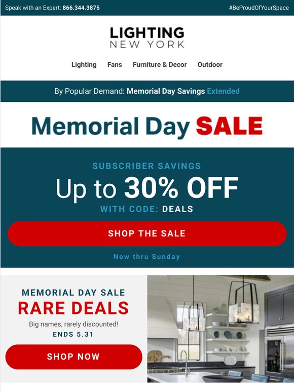 Memorial Day Sale EXTENDED! 🤯 Deals Back for One Weekend Only!
