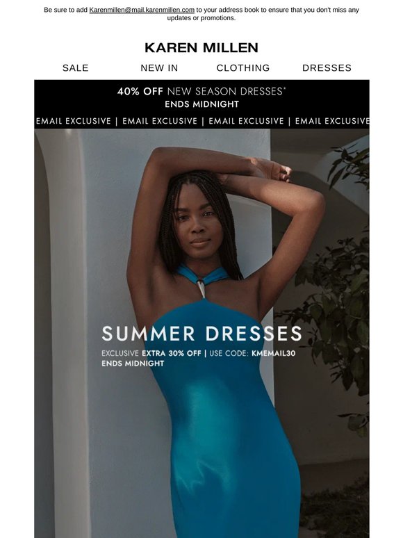 Payday treat: exclusive extra 30% off