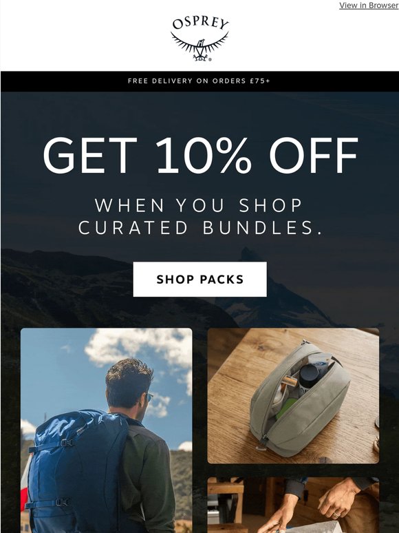 Get 10% off your summer pack