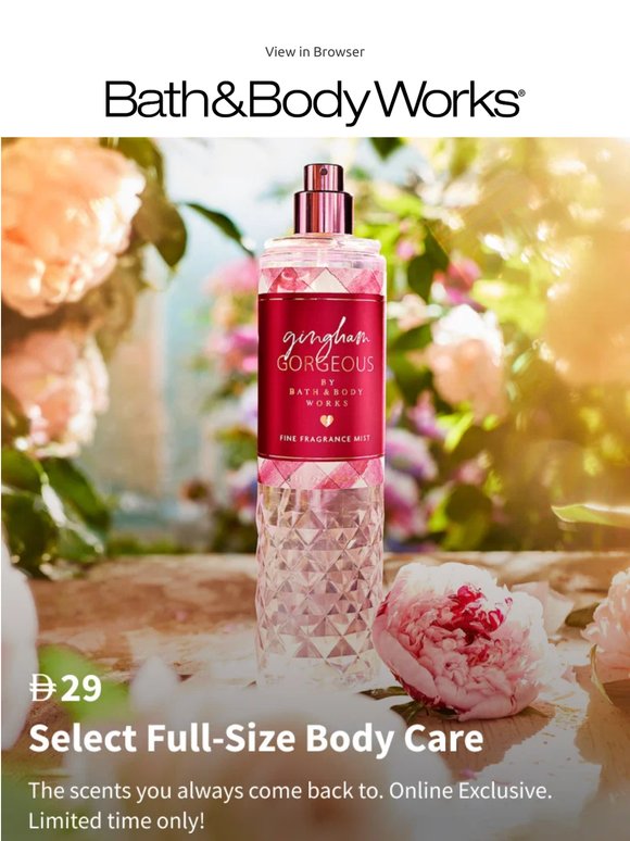 🔥FLASH SALE - ONLINE ONLY: AED 29 Body Care!