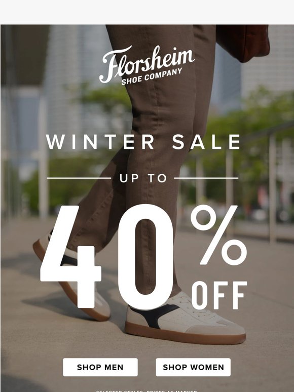 The Sale Is Here | Up to 40% Off