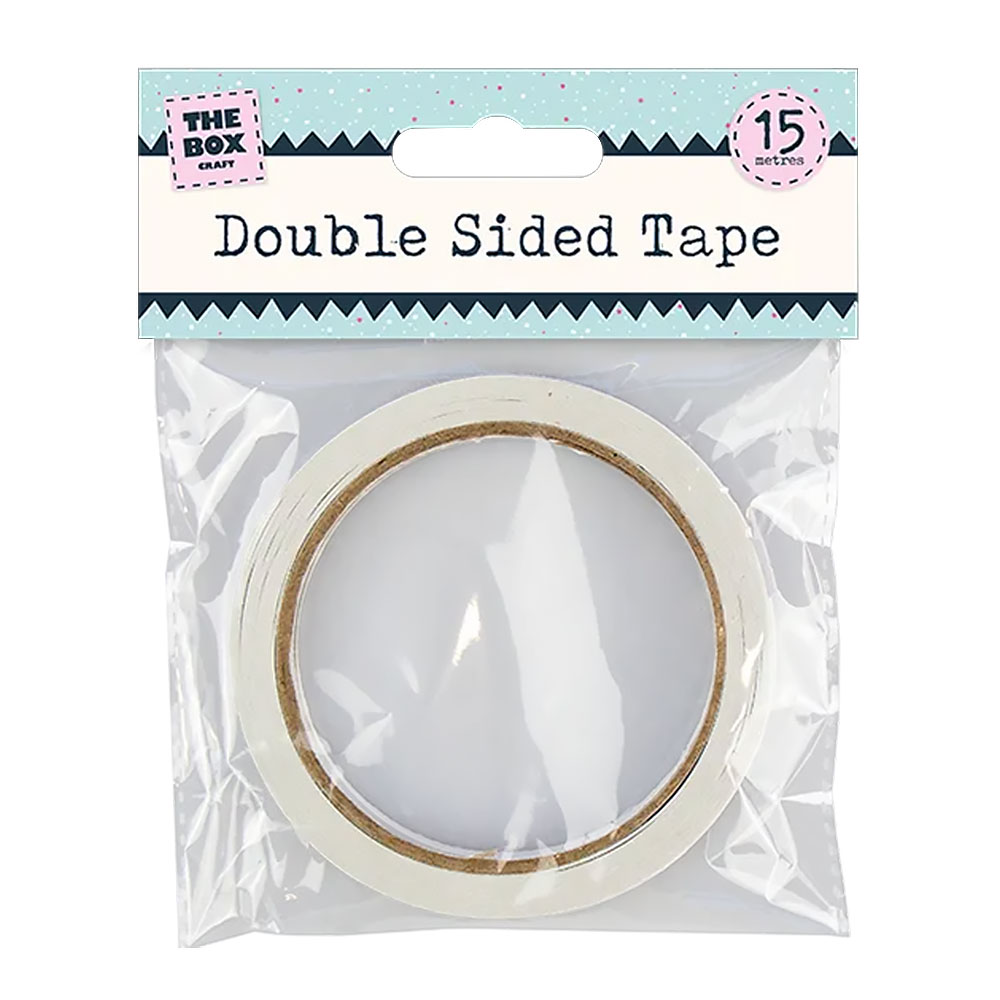 The Box Craft Double Sided Tape 15m - £2.89 delivered