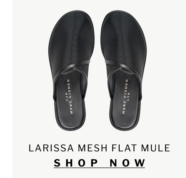 larissa mesh flat mule SHOP NOW