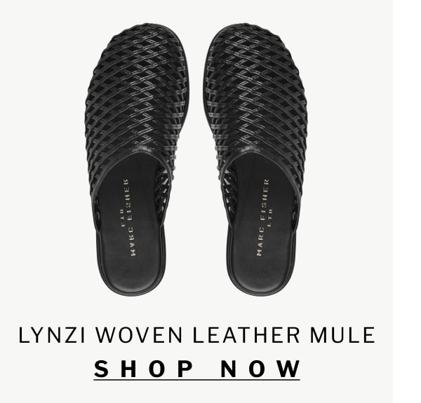 lynzi woven leather mule SHOP NOW