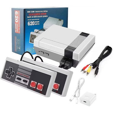 Mini Game Entertainment System with 620 Built-in Classic Games