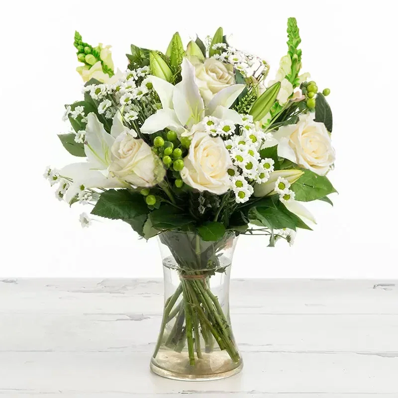 Image of Simply White Rose and Lily