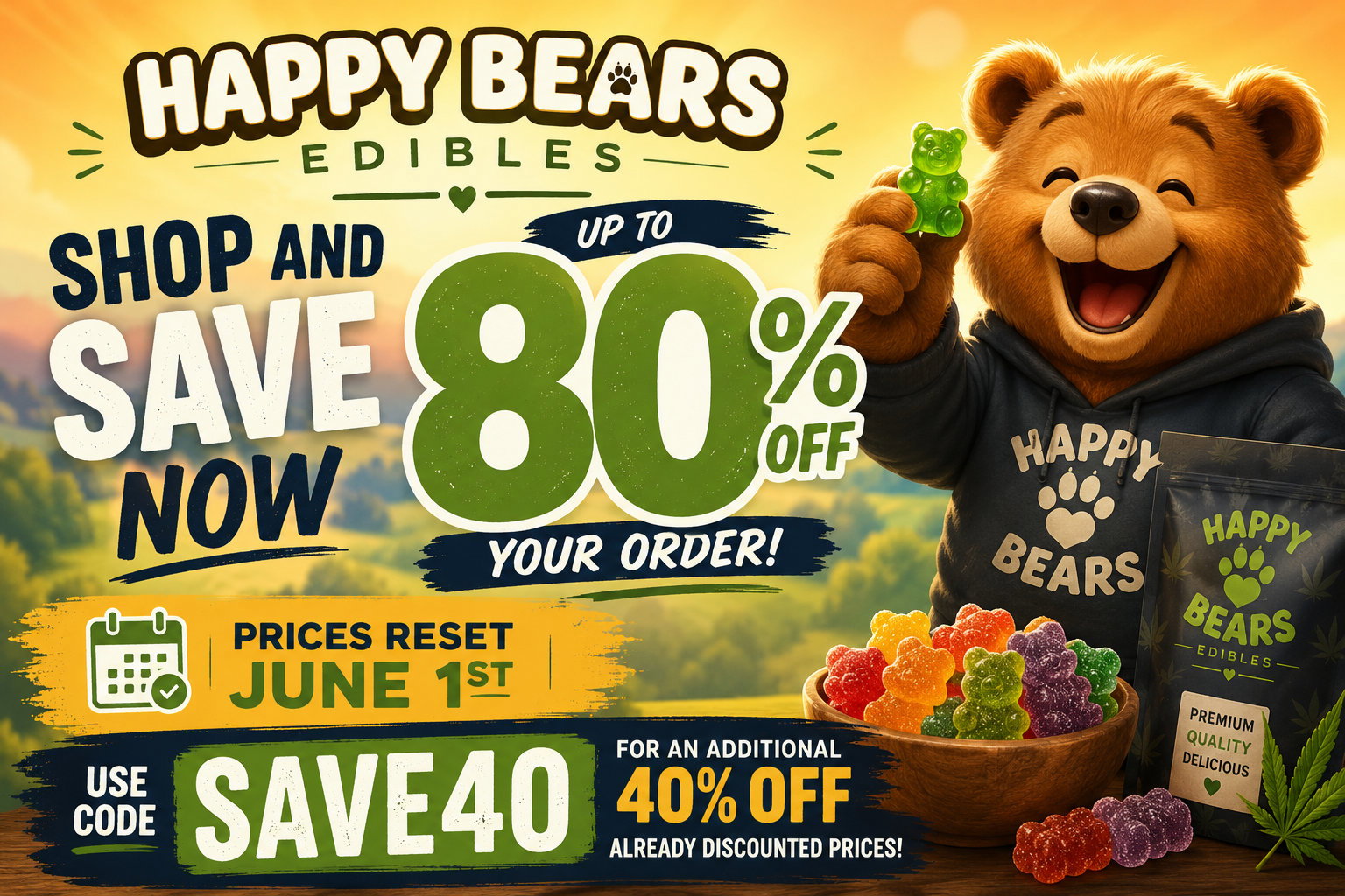 Happy Bears Edibles
