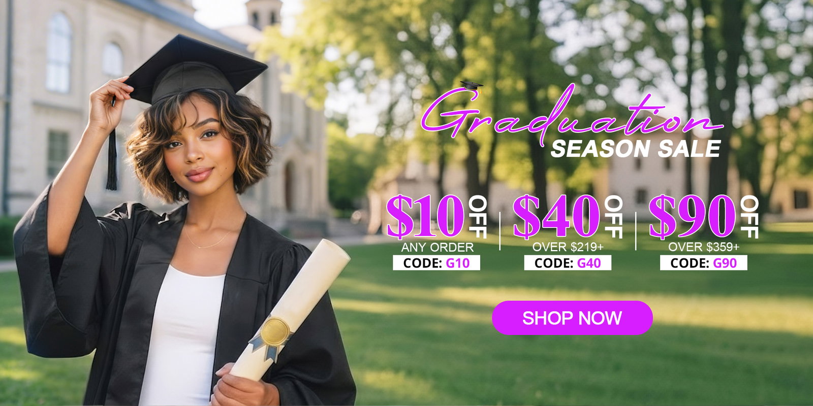 stylish human hair wig