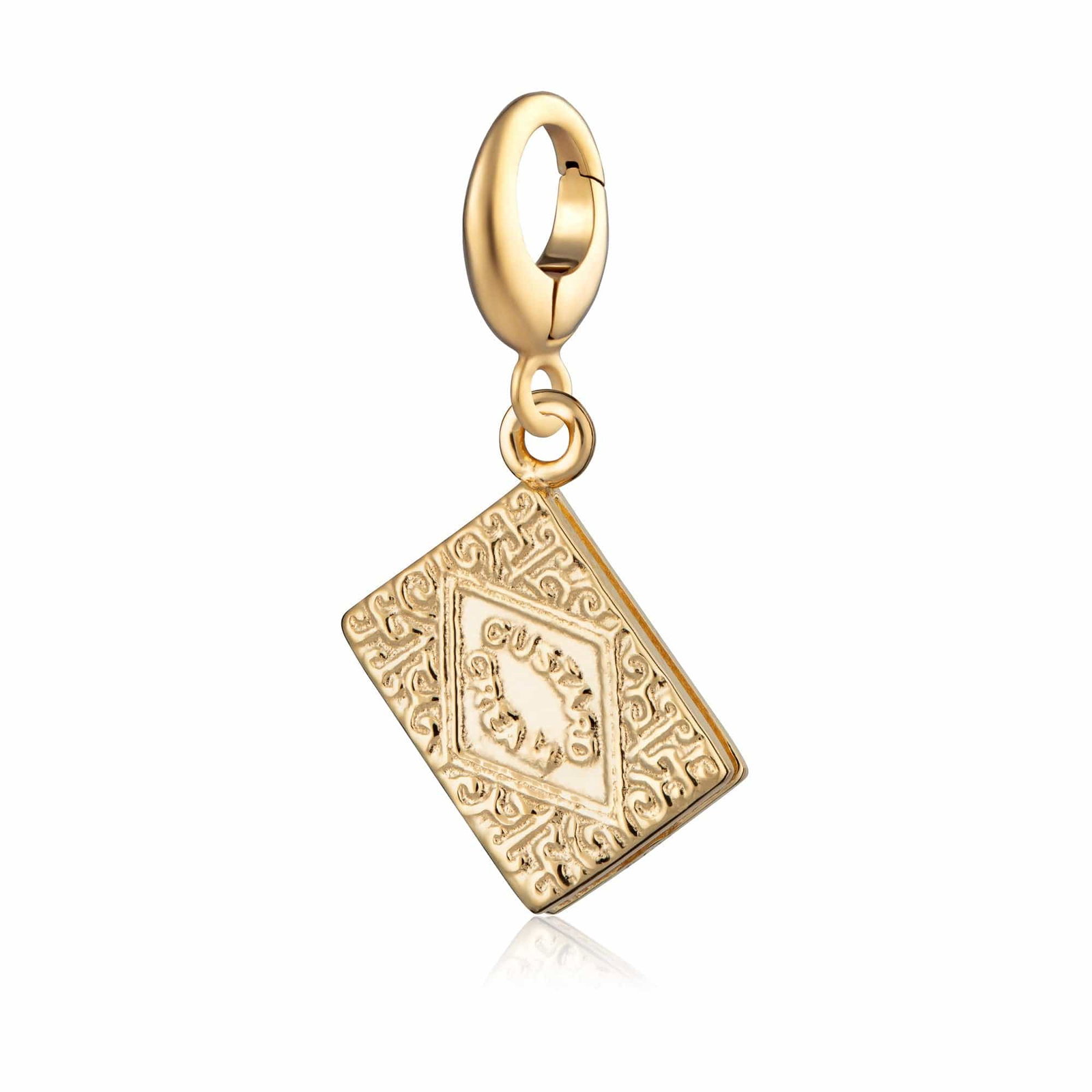 Image of Gold Custard Cream Biscuit Charm