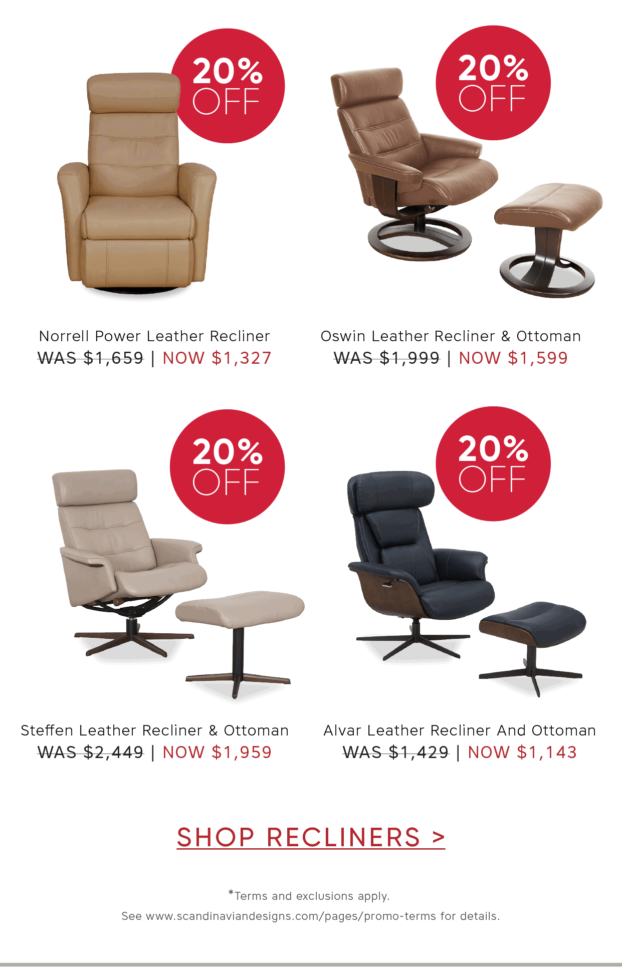 Shop Recliners