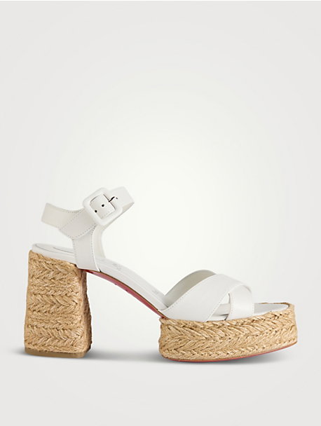 Calakala Leather Platform Espadrille Sandals