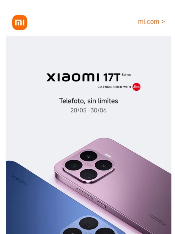 ¡Ya a la venta! Xiaomi 17T Series