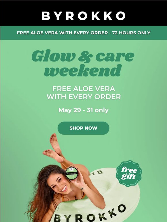 🚨 HOT GIFT INSIDE: FREE Aloe Vera on your order