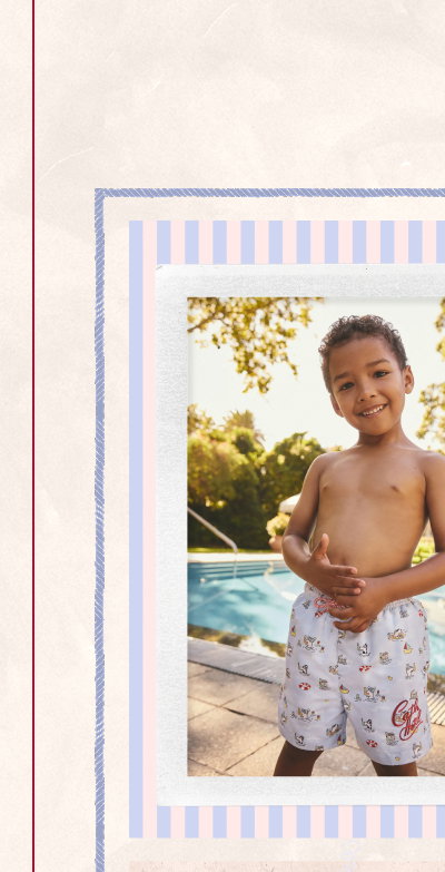 Blue Cath Kidston Swim Shorts (3mths-7yrs)