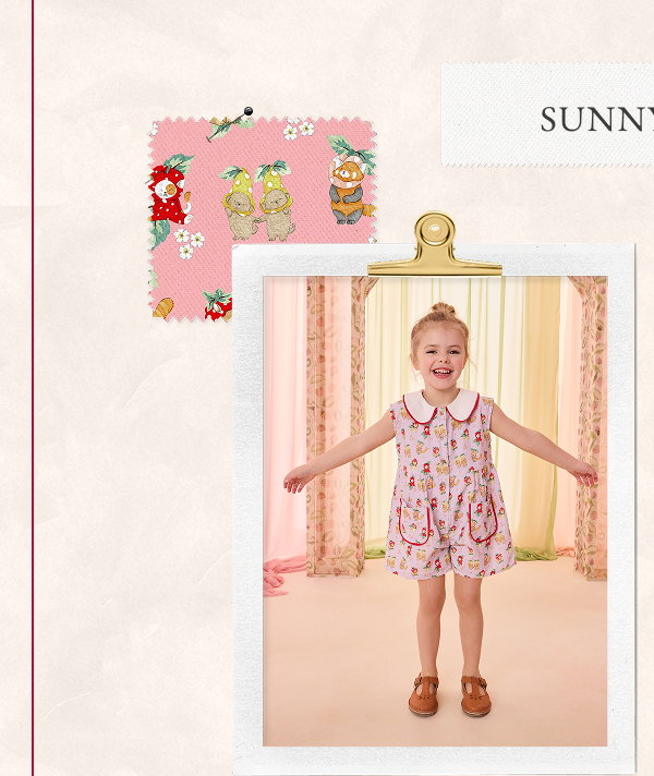 Pink Cath Kidston Playsuit (3mths-7yrs)