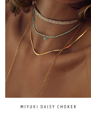 Miyuki Daisy CHoker- türkis