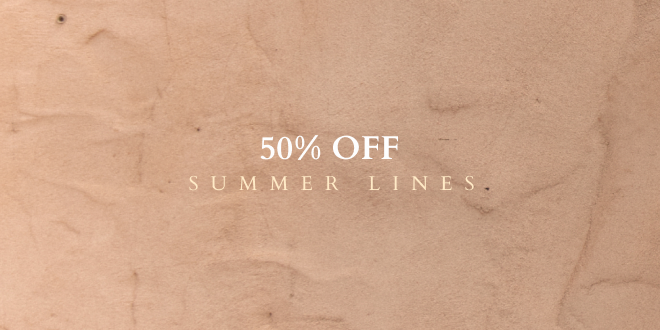 50% OFF SUMMER LINES