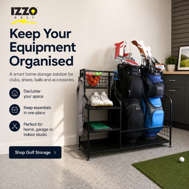 Izzo Golf Equipment Storage Organiser