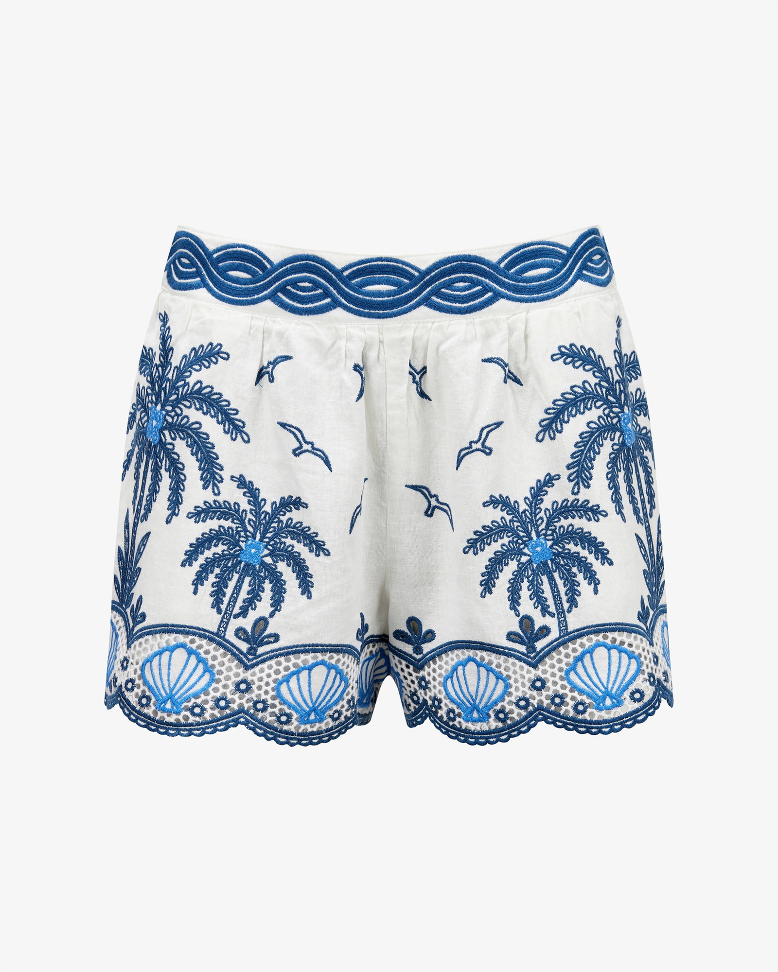 Shorts Coast Stars aus Leinen-Mix 