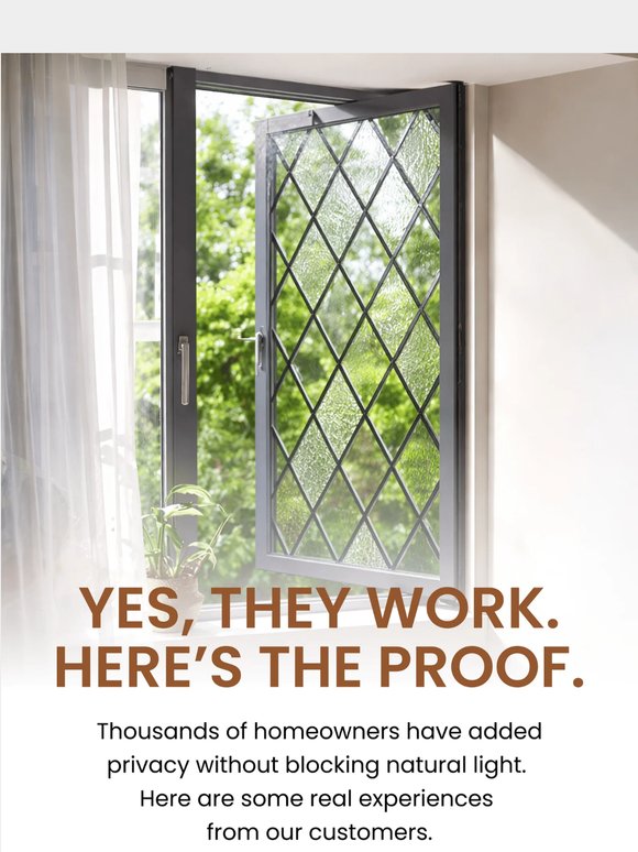 Proof Our Privacy Films Actually Work