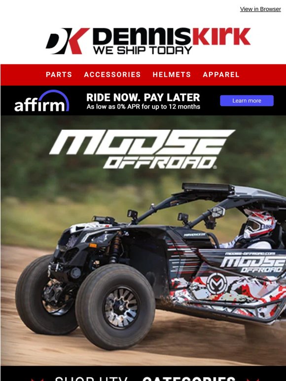 Get your UTV Trail-Ready in Minutes - Shop 3,900+ Moose Offroad Upgrades that Last