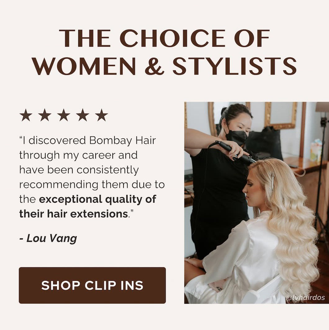 I discovered Bombay Hair through my career and have been consistently recommending them. -Lou Vang