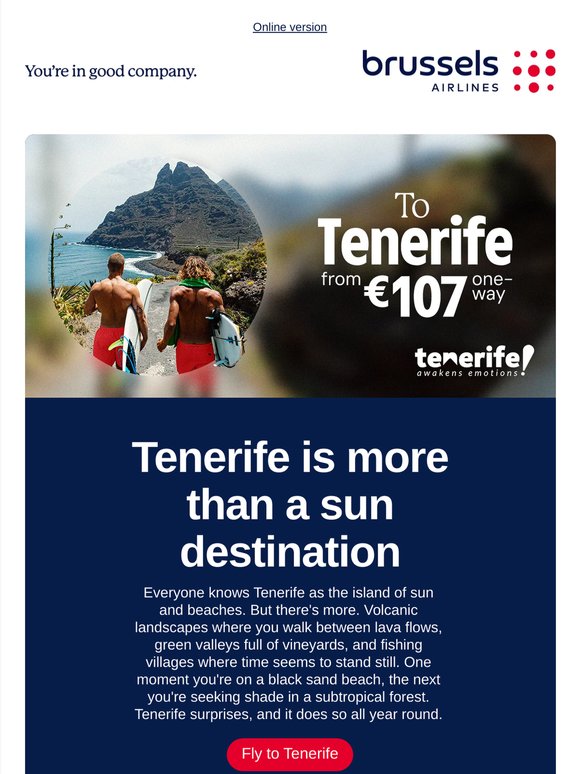 Tenerife awaits, —