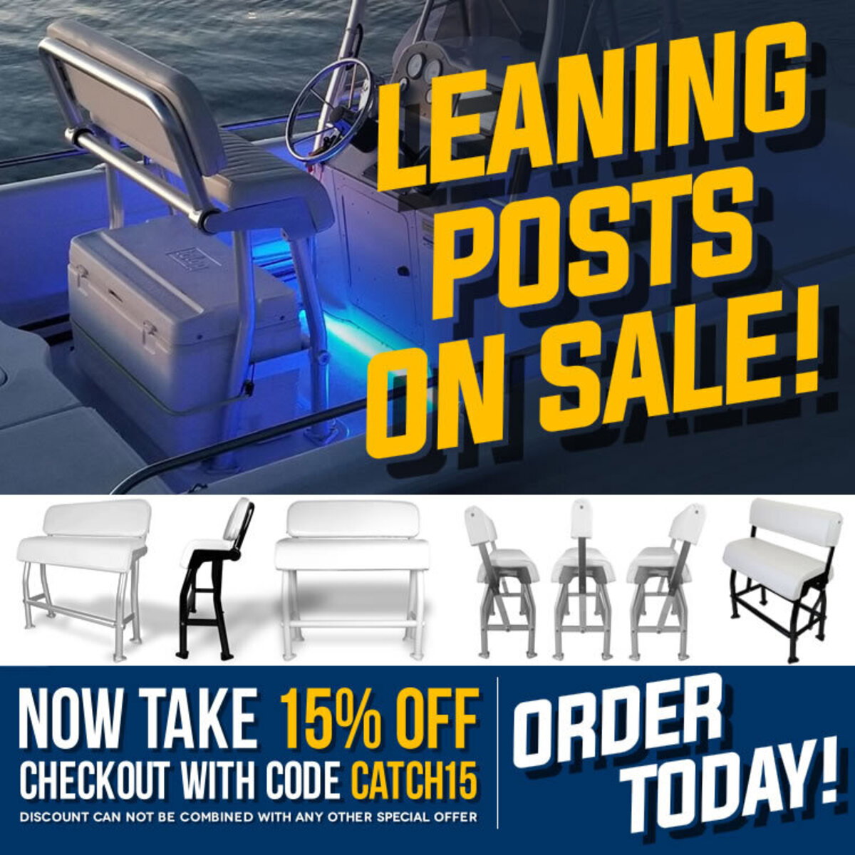 Leaning posts on sale