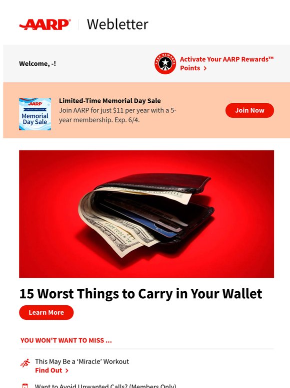 15 Worst Things to Carry in Your Wallet