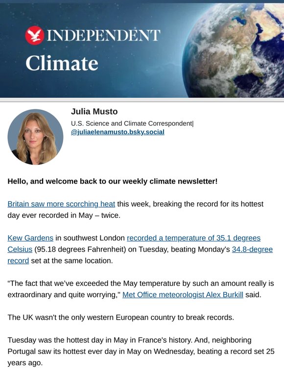 Unprecedented UK heatwave worsened by climate change