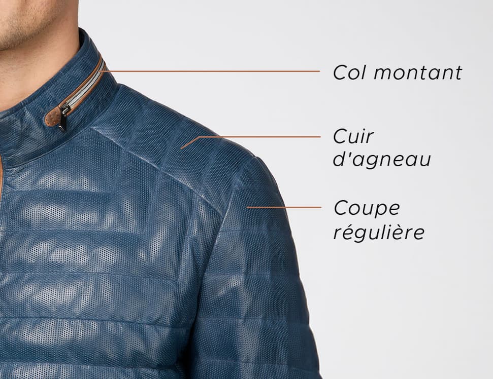 Manteau en cuir