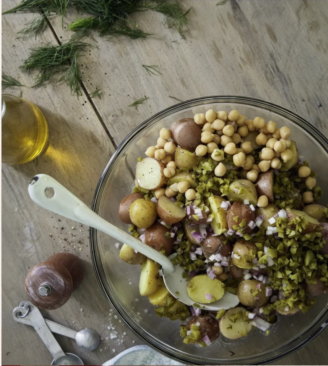 Potato & Chickpea Salad