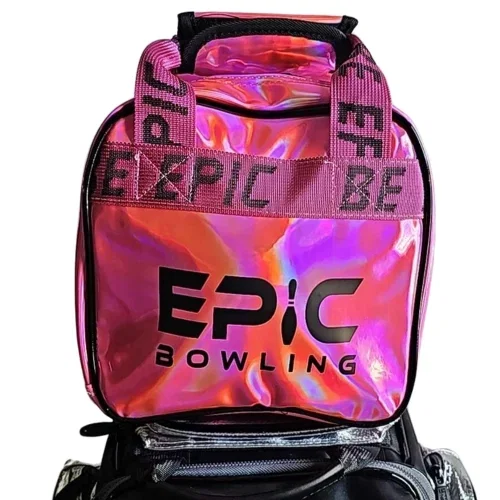 Image of Epic 1 Ball Add A Ball Pink Holo Bowling Bag