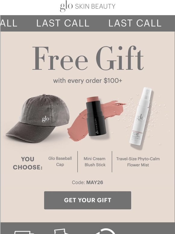 Last chance for a FREE gift!