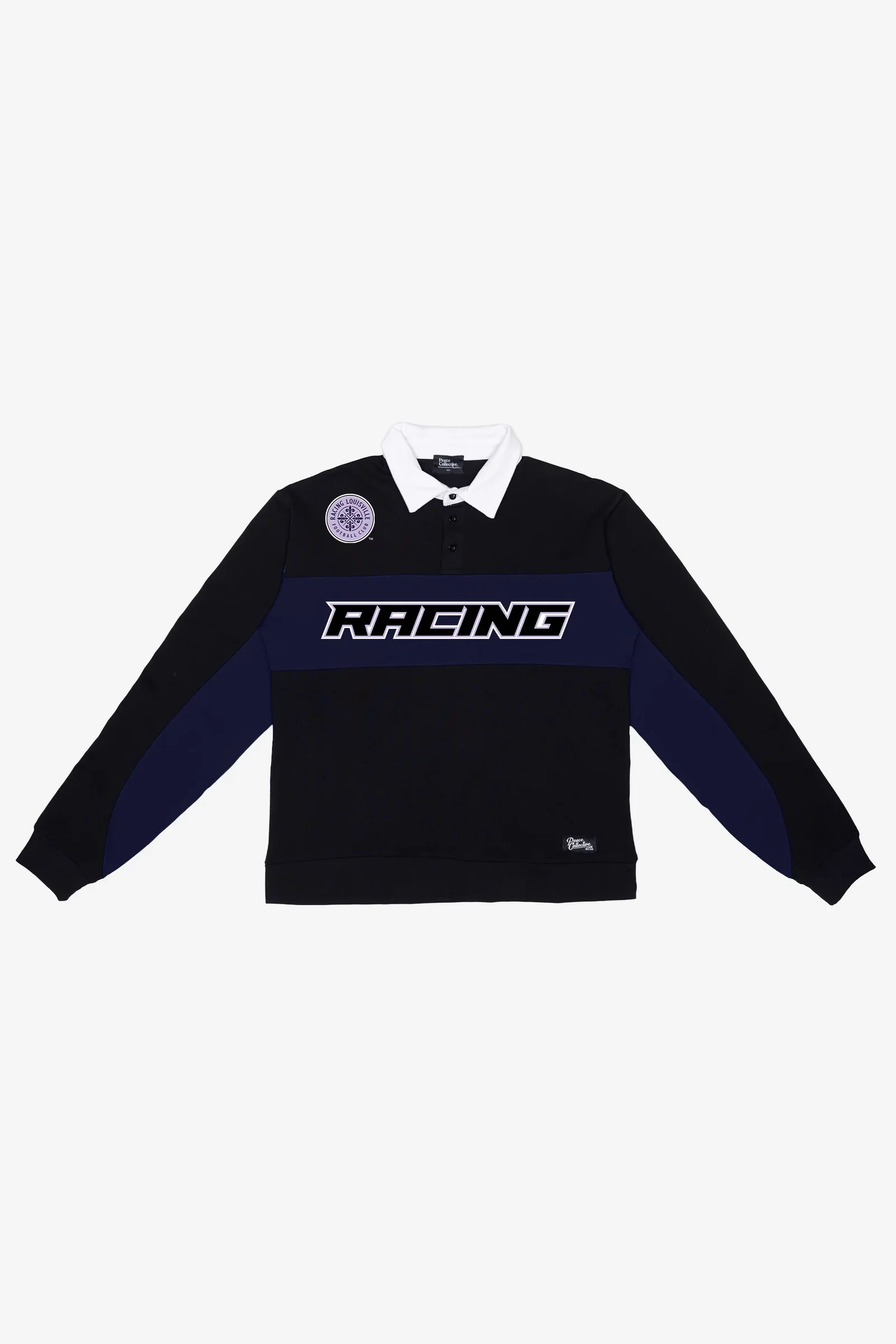 Image of Unisex Racing Louisville FC Oversized Long Sleeve Rugby Sweater