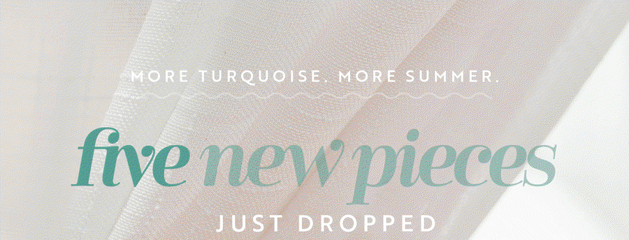 Five new turquoise pieces just dropped!