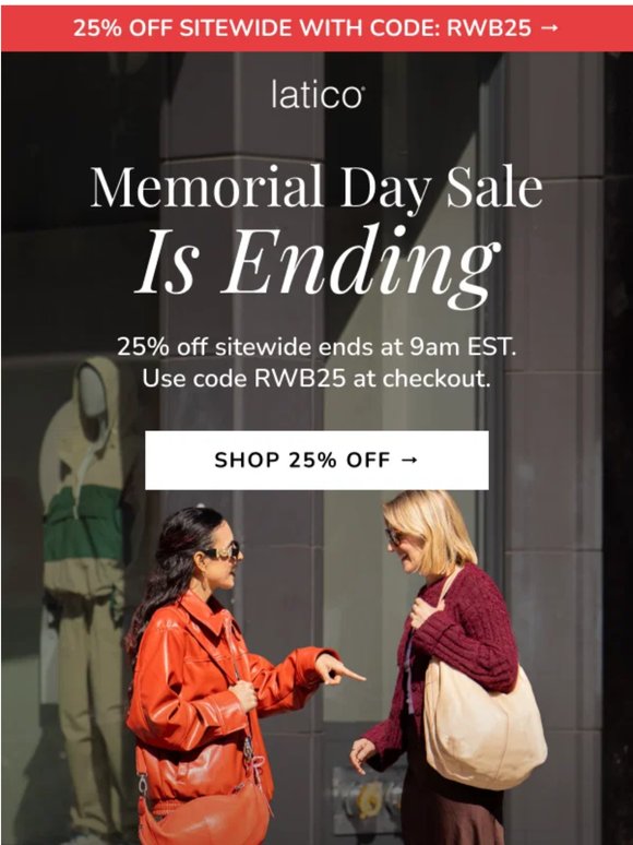 2 HOURS LEFT to Save 25%