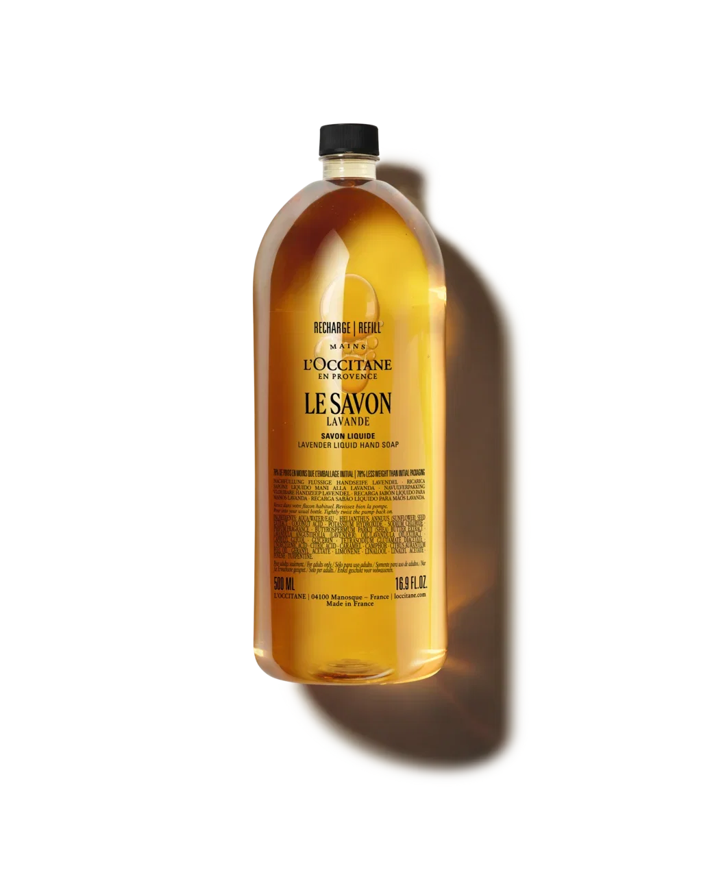 Eco-Refil Sabonete Líquido para Maõs Lavanda Le Savon 500mL