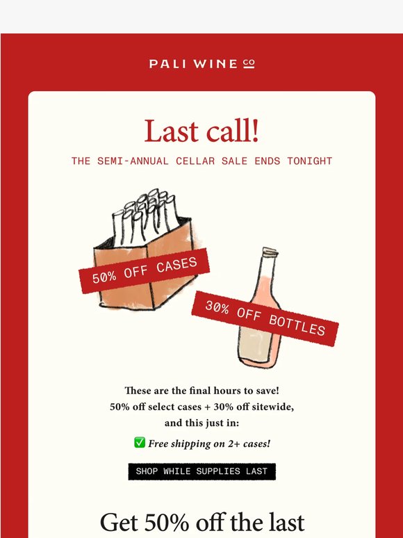 🚨 Final Day to Stock Up on Your Favorites!