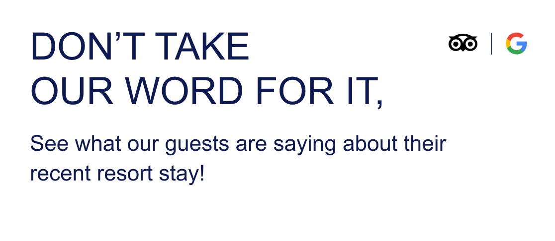 Don't Take Our Word For It