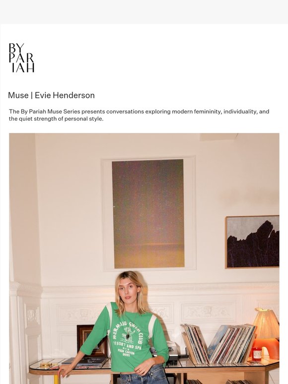 In conversation with Evie Henderson