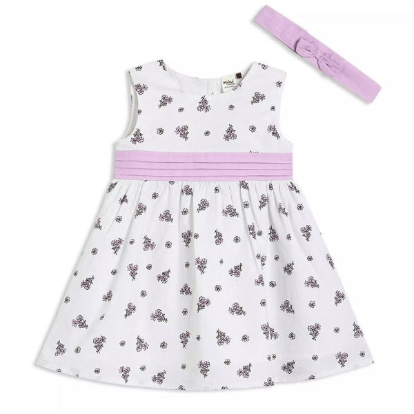 Mini Cuddles Baby Girls Printed Dress