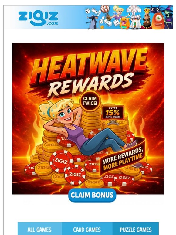 The Heat Is On, Heatwave Rewards Are Here!