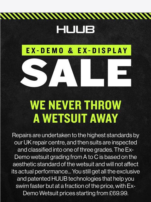 EX-DEMO & EX-DISPLAY SALE