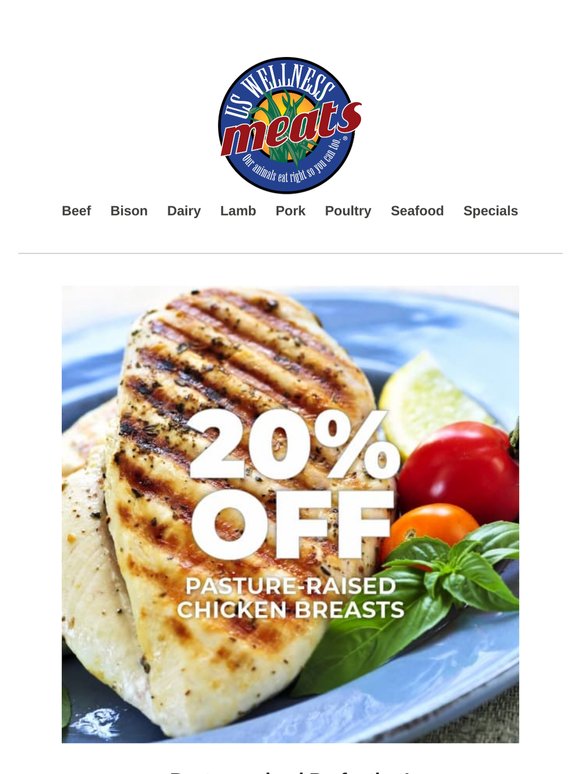 Frugal Freezer Filler Specials - 20% OFF