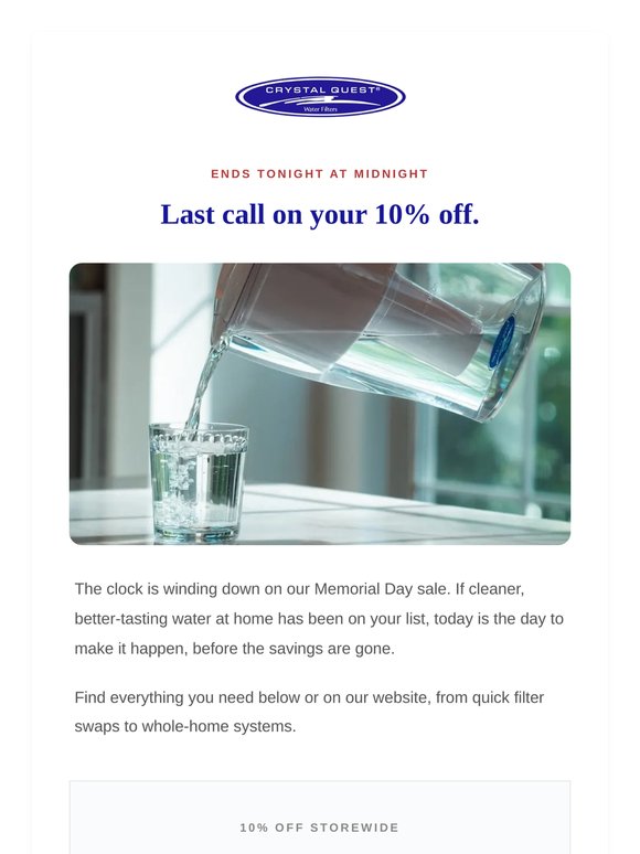 Last Hours to Enjoy Savings Storewide! 🛒