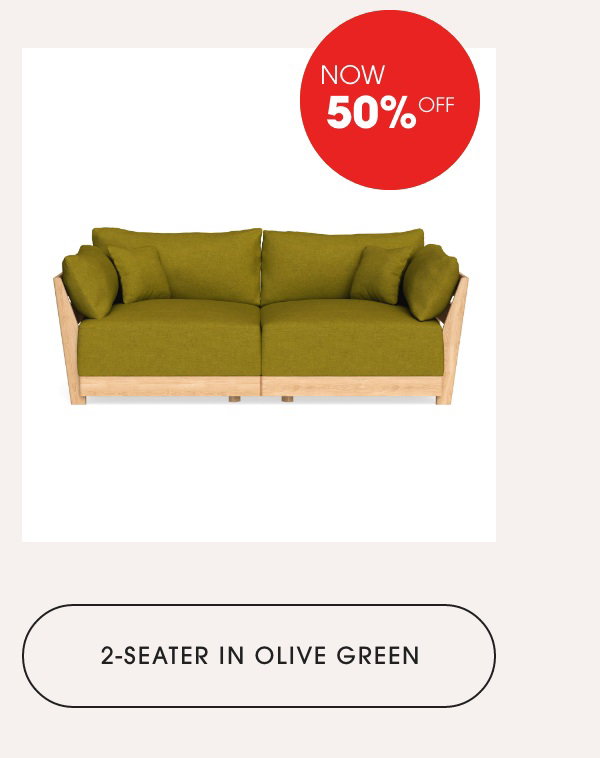 2-Seater in Olive Green