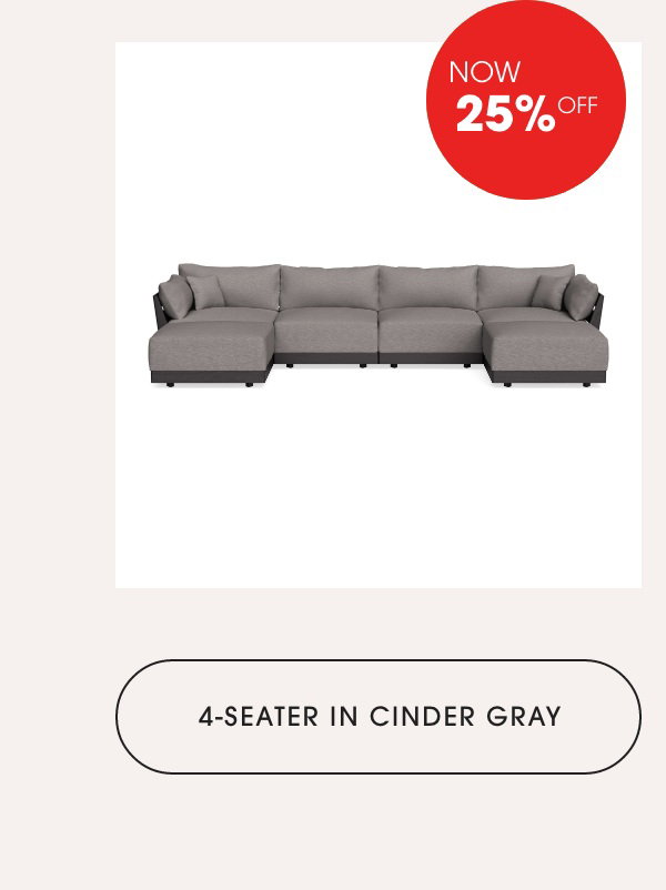 4-Seater in Cinder Gray