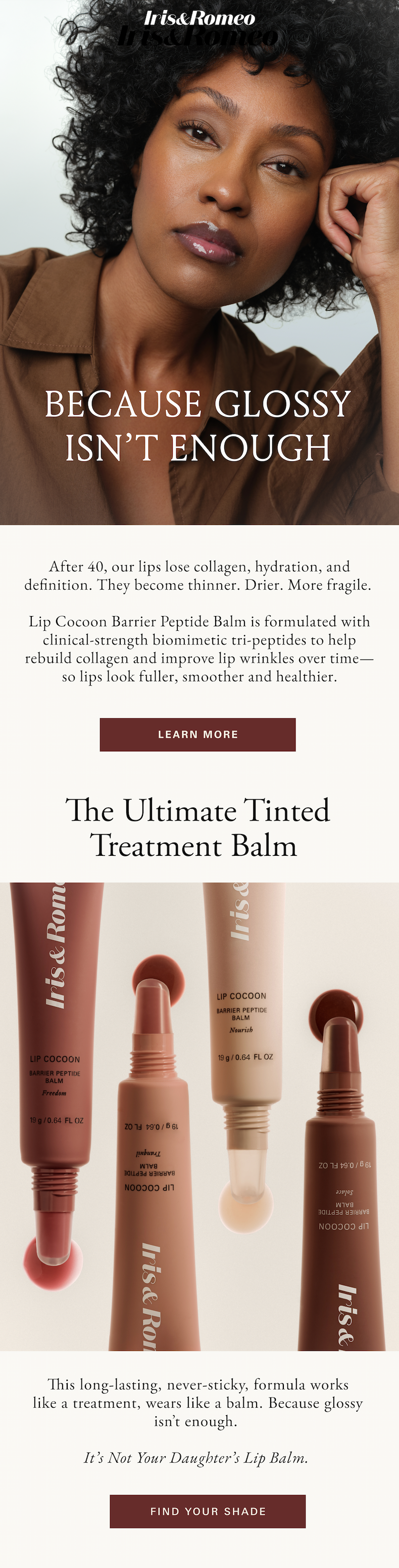 NEW Shades of Lip Cocoon Barrier Peptide