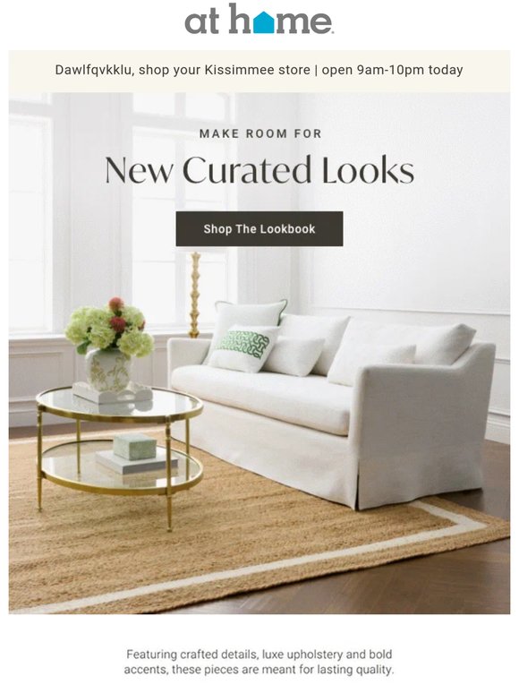 Now featuring NEW furniture collections with upgraded details